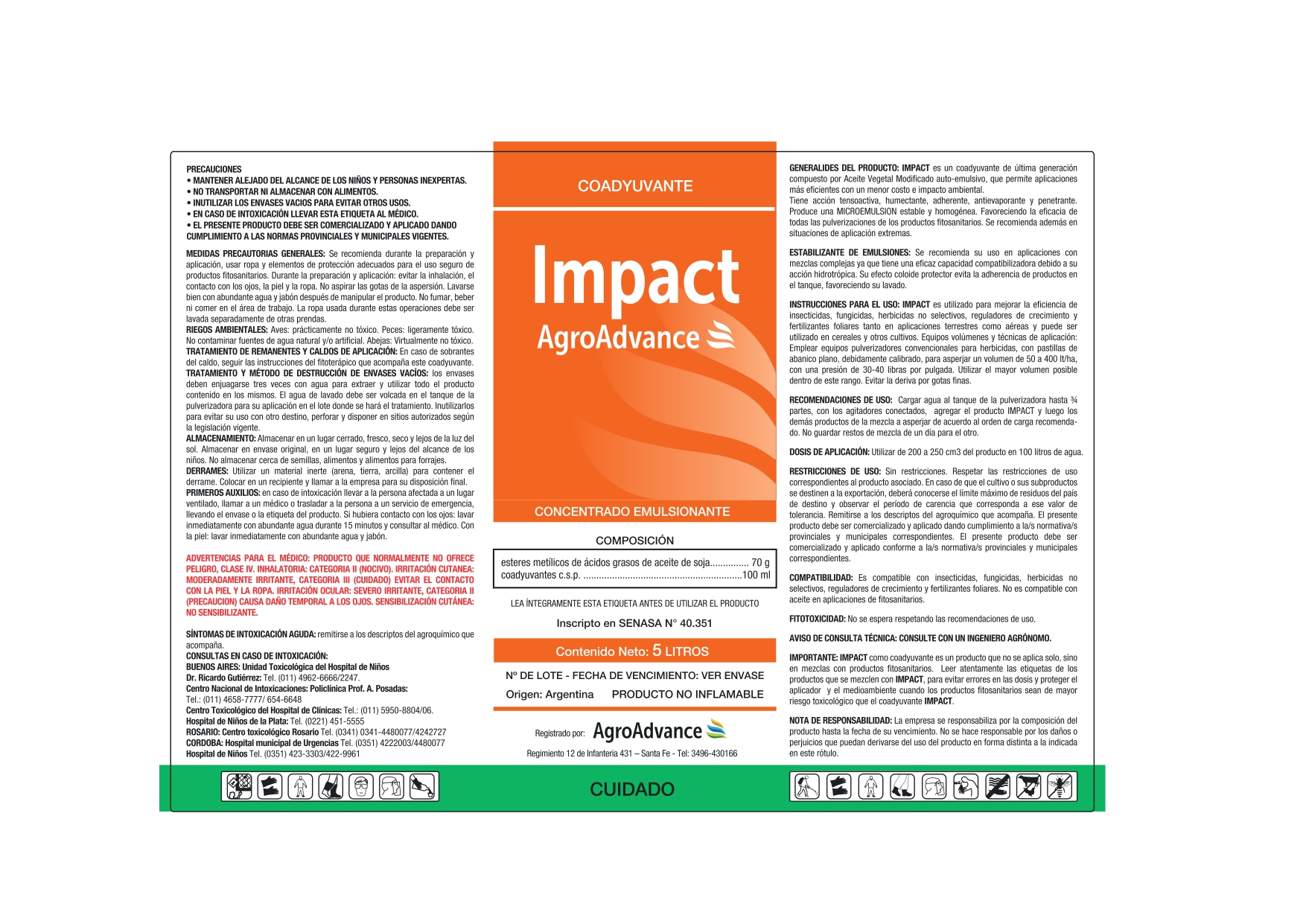Etiqueta Impact