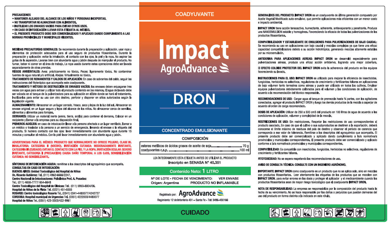 Etiqueta Impact Dron